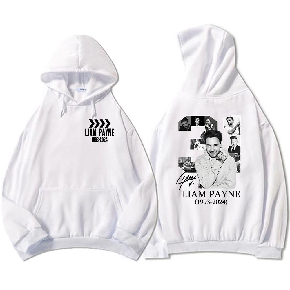 1993-2024 Liam Payne Hoodies Winter Freizeit Kapuzenpullover Herren/Damen Sweatshirts Unisex Hip Hop Kleidung Herren Pullover mit Grafik