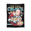 Anime One Punch Man Fleece Throw Blanket Saitama Cartoon Blankets for Home Office Lightweight Bedding Throws,