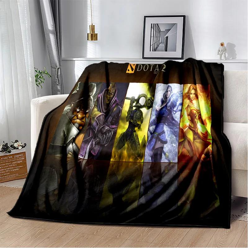 3D Klassiker Spiel Dota2 Gamer Decke, Weiche Wohndecke für Zuhause Schlafzimmer Bett Sofa Picknick Reise Büro Ruhe Abdeckung Decke Kinder