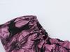 Spring 2025 Women's Off-Shoulder Jacquard A-Line Dress - European & American Style