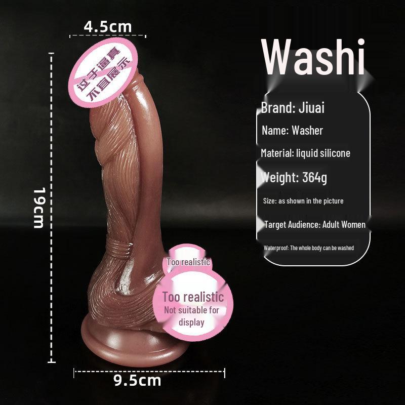 Vibrador de silicone realista: Brinquedo Adulto de Carne Macia para Mulheres