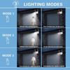 Magnetic Solar Motion Sensor Light Outdoor, 3 Modes Type-C Charging Security Lamp with Dummy Camera & Adjustable Angle