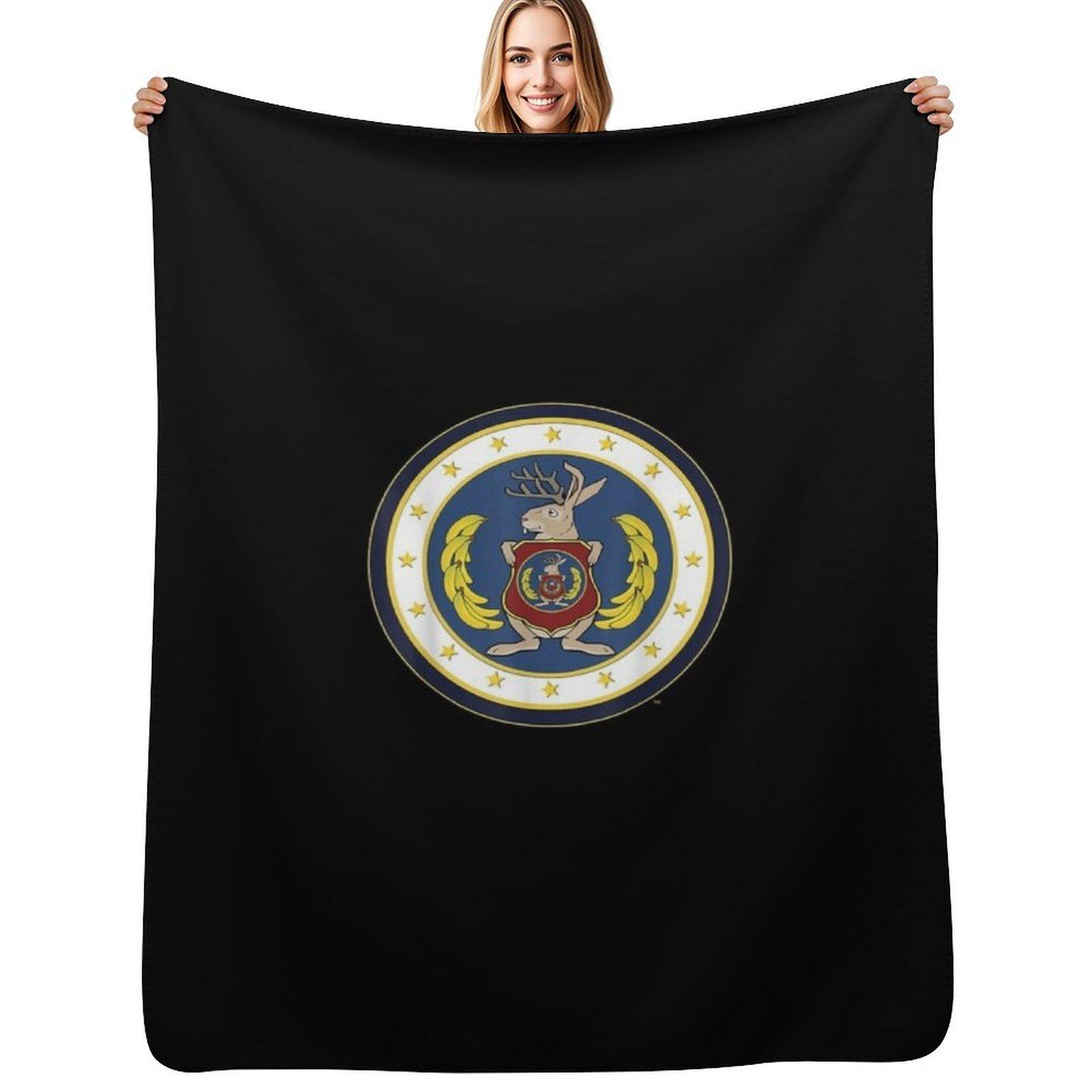 Odd Squad Official Seal Throw Blanket Flannel Fleece Soft Warm Throw Blanket Size: 75*100cm, Weight: 230 GSM