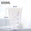 Ntcpefy 20-Piece Plastic Disposable Paint Mixing and Measuring Cups for Resin and Epoxy Injection, 600ml