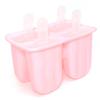 1/3Pcs Silicone Ice-making Box 4 Grid Cartoon Home Made Popsicle Ice Cream Molds for Kids Food Grade DIY Popsicle Maker Molds