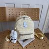 Schoolbag Korean Polka Dot Rabbit Star Printed Backpack Student Large Capacity Class Schoolbag Cute High Value Backpack Female