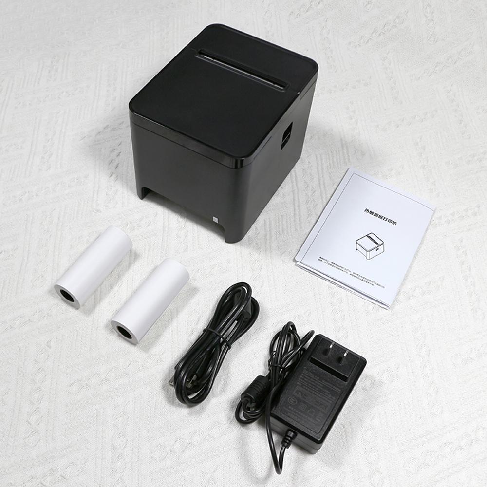 Bisofice 80mm Thermal Receipt Printer 250mms High Speed Kitchen Printer Support Auto Cutting