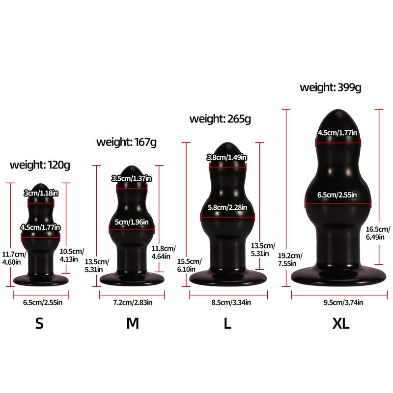 4 Sizes Large Anal Plug Big Butt Plug Ball Adult Sex Toys For Women/Men Gay Masturbators Anal Toys Vaginal Anus Dilator Sex Shop