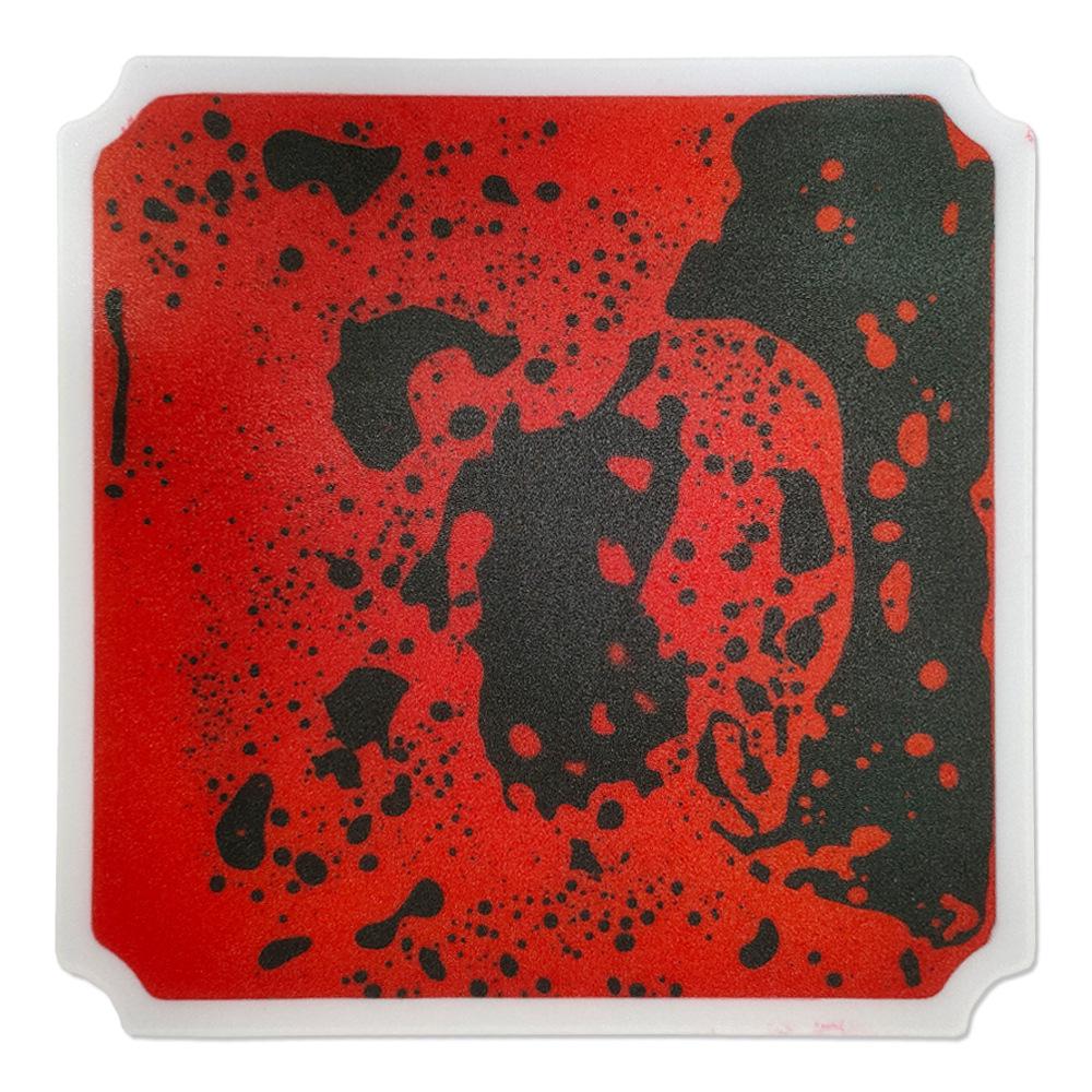 

Сенсорный жидкий цветной напольный коврик-пазл 40x40 см