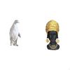 Penguin Woman Resin Figurine Sculpture Creative Animal Statue Decorative Ornament Collectable Craft