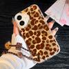 Bracelet Chain Painted Phone Case For iPhone 16 11 12 13 14 for 12 14 16 Pro 14 16 Pro Max Cute Pattern Hard Cover With Lanyard