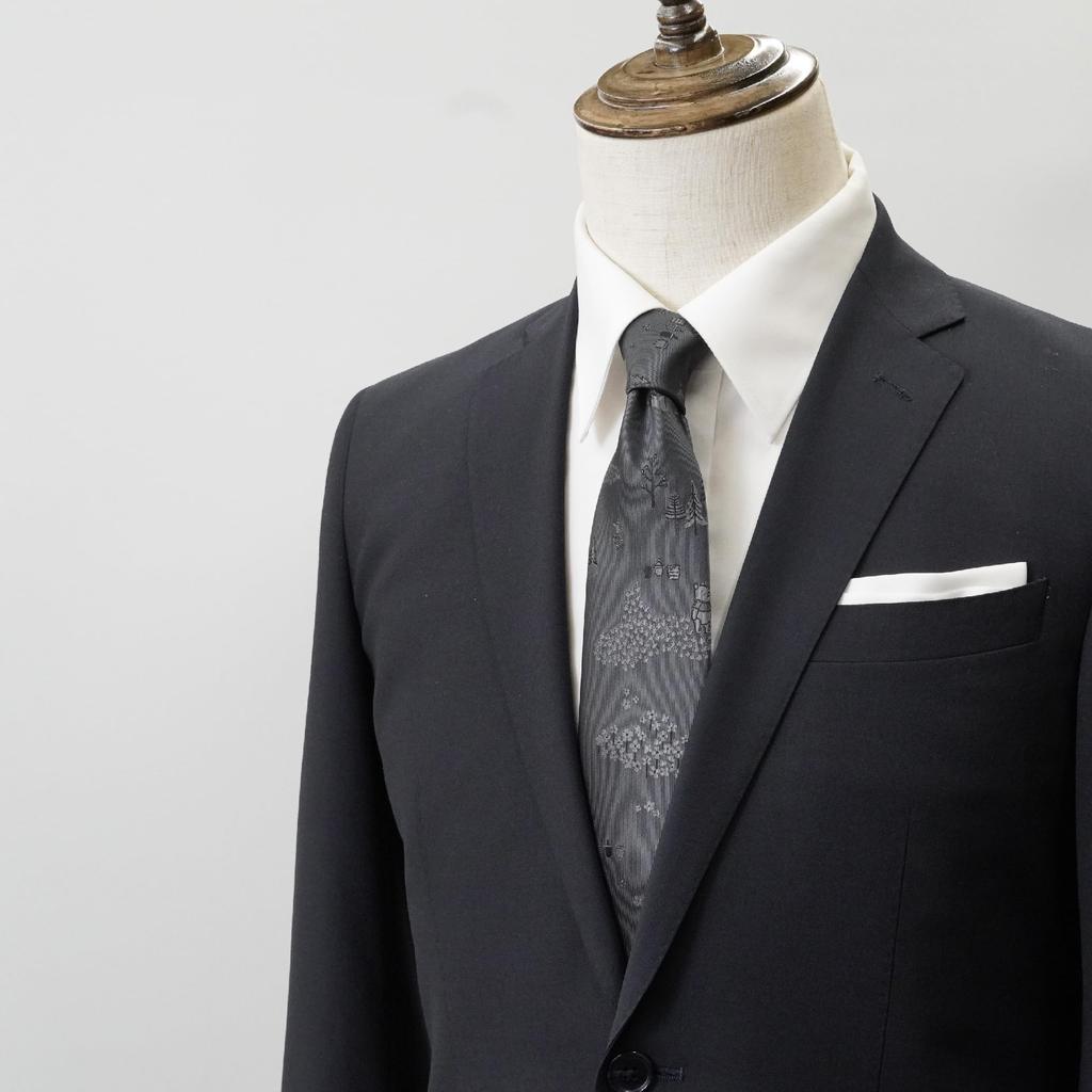 [Disney] Winnie the Pooh One-Point Tie DW1431 Gray