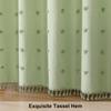 TEMU Hydrangea Polyester Shower Curtain - 3D Jacquard Design