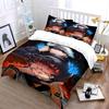 Characters with fire background. Bedding sets Duvet cover sets Duvet covers Pillowcases(1 * Duvet Cover 2 * Pillowcases without duvet insert)