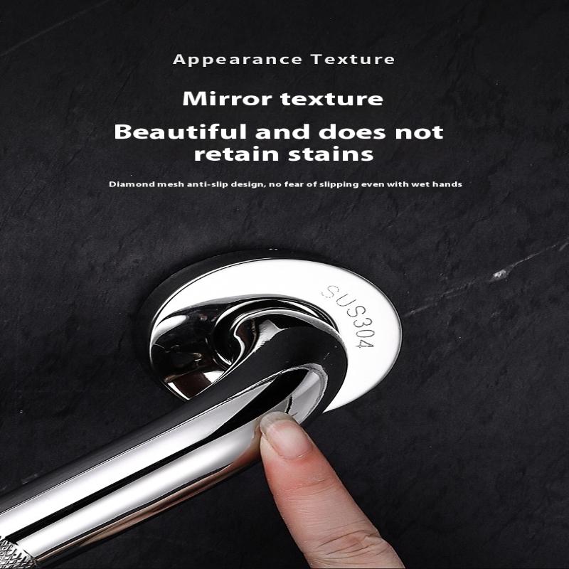 Stainless Steel Bathroom Safety Handrails , Sturdy Construction, Durable Handrail, Support Rail