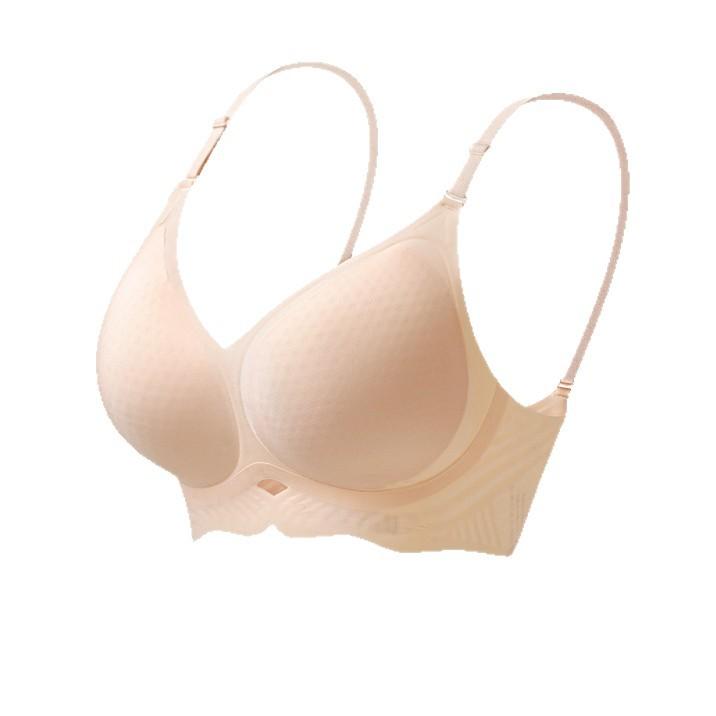 One-word Beautiful Back Large Halter Bra Seamless Sling Vest Integrated Invisible Outer Tube Top