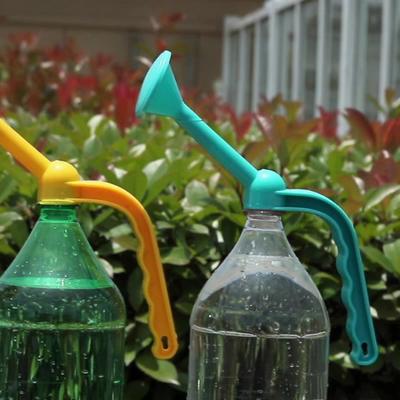Sprühkopf mit langem Ausguss Flaschenkappe Gießausguss Sprühflasche Duschkopf Kompatibel mit 28mm Flasche für Garten Bonsai Topfpflanzen