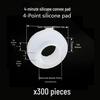 High-Temp Resistant Silicone Convex Washer for 4/6-Point Shower Hose with Mid-Convex Gasket