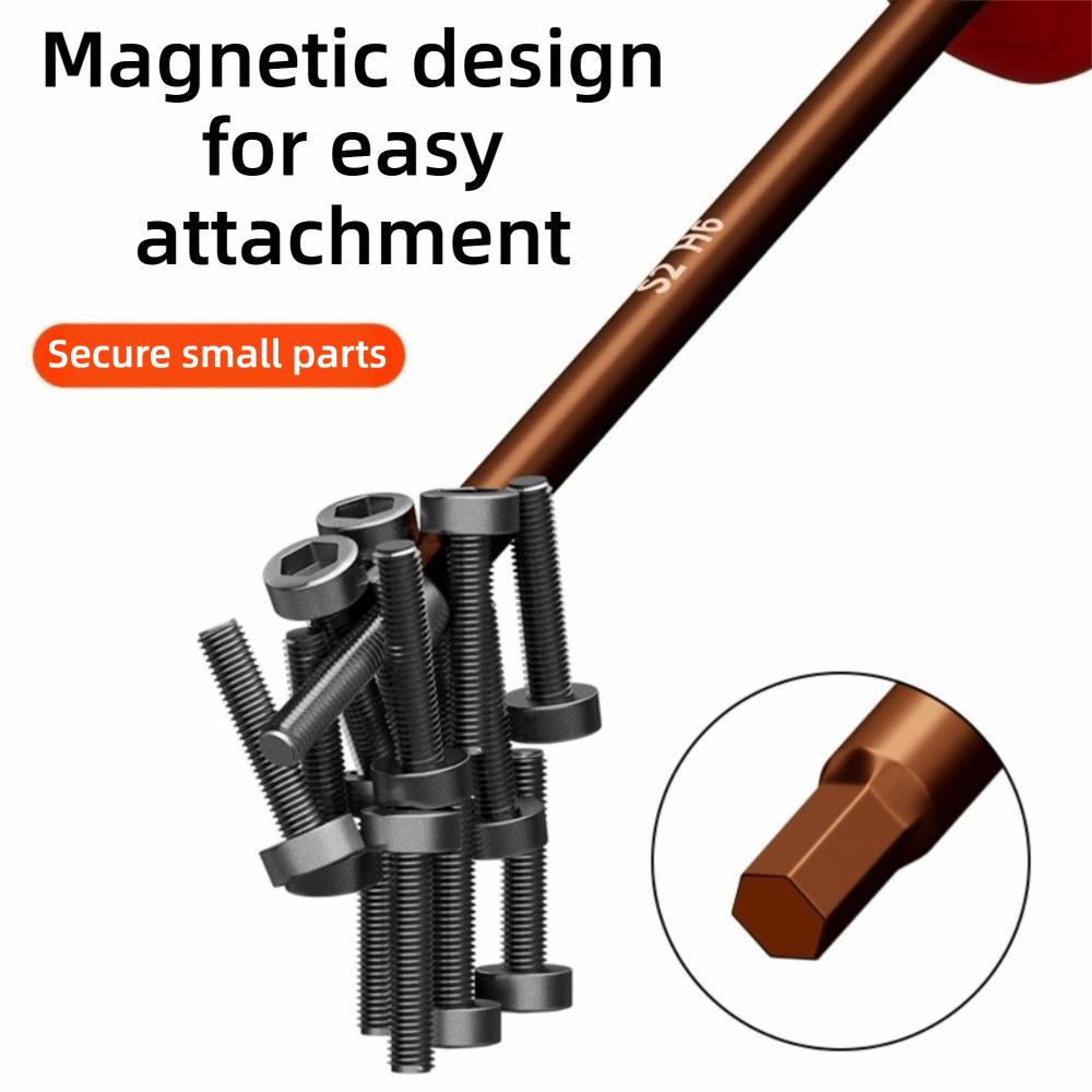 New Internal Hex Hexagonal Screwdriver Straight Shank Extended Length Maintenance Tool H2.5/4mm Hand Tool