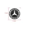 New For Mercedes Benz 11/14mm Aluminum Car Key Badge Sticker For Mercedes Benz W203 W204 W211 W210 W124 AMG W202 W212 W220 W205
