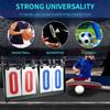 Scoreboard Score Keeper 4 Digital Portable Easy Flip Score Keeper for Basketball Tennis Table Tennis Soccer Volleyball