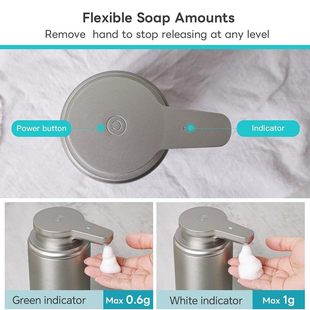 Stainless Steel Automatic Induction Soap Dispenser Kitchen Dish Soap Container Cleaning