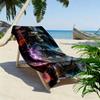 Pirate Art Print Beach Towel, Large Soft Quick Dry Towel for Beach Camping Swimming