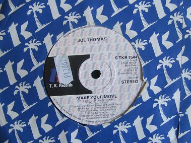 

7inch Record JOE THOMAS Make Your Move STKR7544 T.K. 1979 UK SoulFunk Used