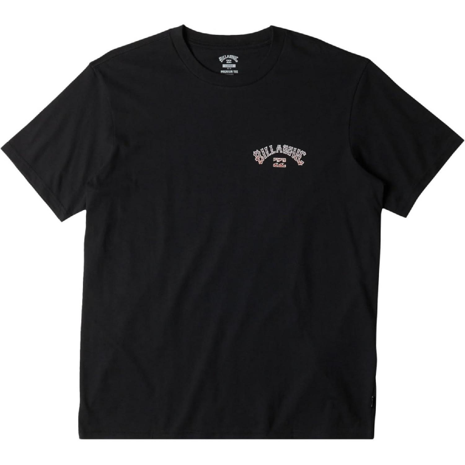 Billabong Boys  Arch Fill Short Sleeve Graphic Tee (Big Kids) S чёрный