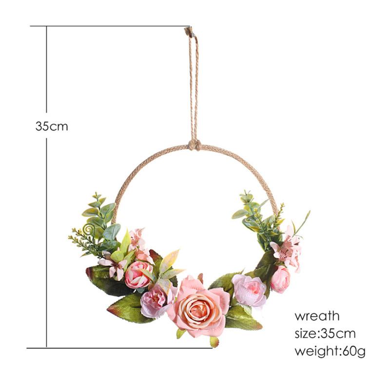 Artificial Hanging Garland Simulation Rose Peony Fake Flower For Home Living Room Bedroom Wall
