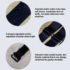 1 Pair Sparkling Rhinestone Bra Straps Replacement High Stretch Fabric Crossbody Strap Halter Neck Bra Straps Invisible Strap