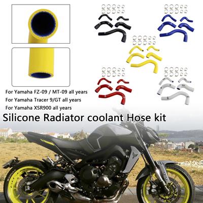 Silicone Radiator Coolant Hose For Yamaha MT-09 XSR900 Tracer 9/GT All Years
