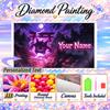 Personalized Gengar Diamond Art Custom Name 5D Diamond Painting Full Drill DIY Craft