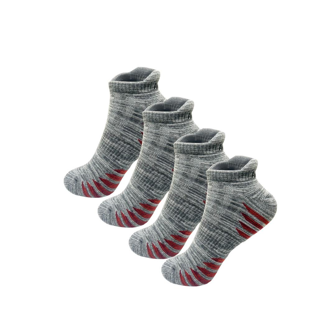 2/4 Pairs Cushioned Cotton Ankle Socks for Men Athletic Running Socks Low Cut Casual Sports Sock Tab Short Socks for Men Women