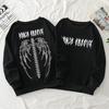 Women's Gothic Dark Style Hoodie - European & American Hip Hop Harajuku Plus Size Sweatshirt