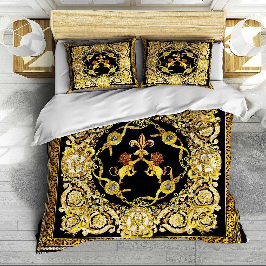 Three-Piece 3D Printing Four-Piece 3D Large-Size Pattern Bedding