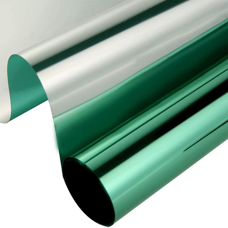 40x100cm One Way Daytime Privacy Film Heat Control Sun Blocking Anti UV Reflective Static Cling Window Tint for Home And Office
