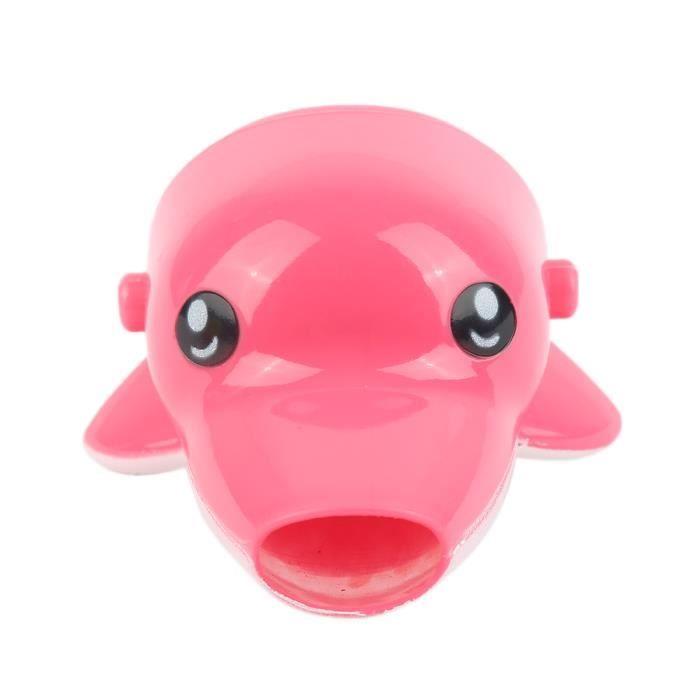 NOVA - Robinet Extendeur pour Salle de bains et Cuisine - Rose - Forme canard - Portable et facile à installer