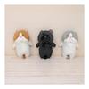 Stick-like Cat Kurobo Plush Magnet, 12.5cm Total Length, Ages 6+, Stick-like Cat Series, Contains Magnet, Small Plush