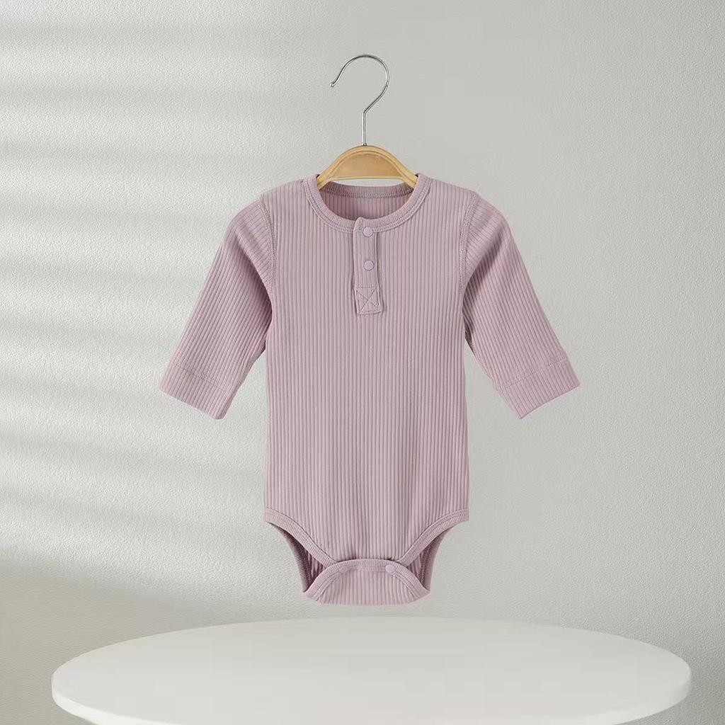 Purple Dopamine Autumn Romper: Trendy Baby Outfit