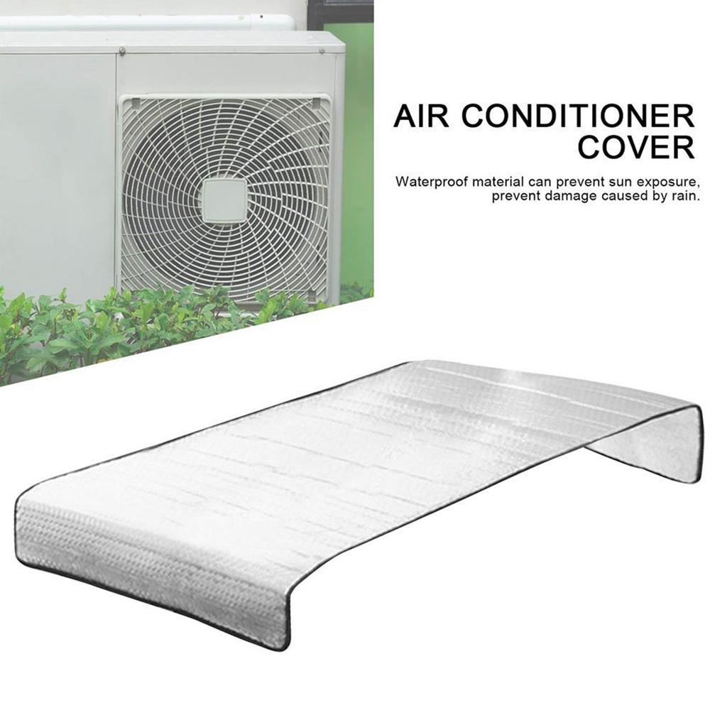 1/2/3Pcs Outdoor Air Conditioning Cover Rainproof Dust Cover Air Conditioner Hood Protection Household AC Keep Cleaning Tool