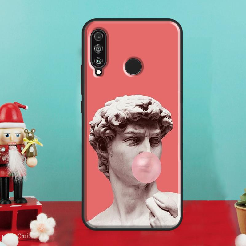 

Greek Statue Wearing Hoodie For Huawei Nova 9 10 SE 12i 11i 8i 12s Y90 Y60 Y70 Y72 Y61 Y91 P20 P40 P30 Lite P60 Pro Case Huawei Nova 11