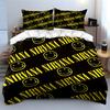Nirvana Logo Bedding Set Bedding Duvet Cover Set Duvet Cover Pillowcases (1 * Duvet Cover 2 * Pillowcases, Without Duvet Insert)