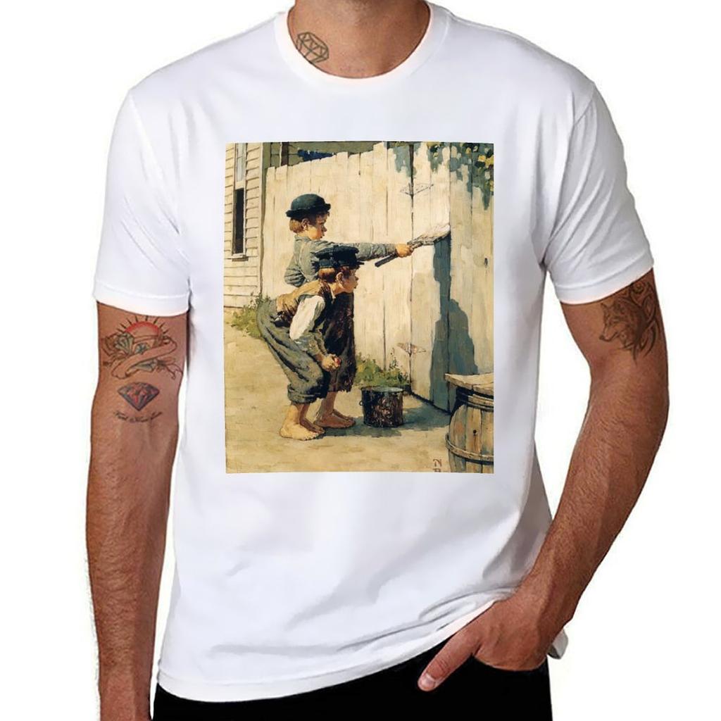 norUnisex rockwell art style norUnisex rockwell paintings norUnisex rockwell artwork TShirt anime Unisex clothing