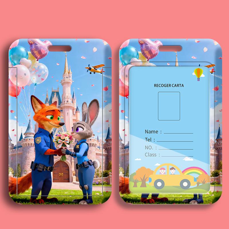 Popular Student Animal Lanyard Badge & ID Card Holder