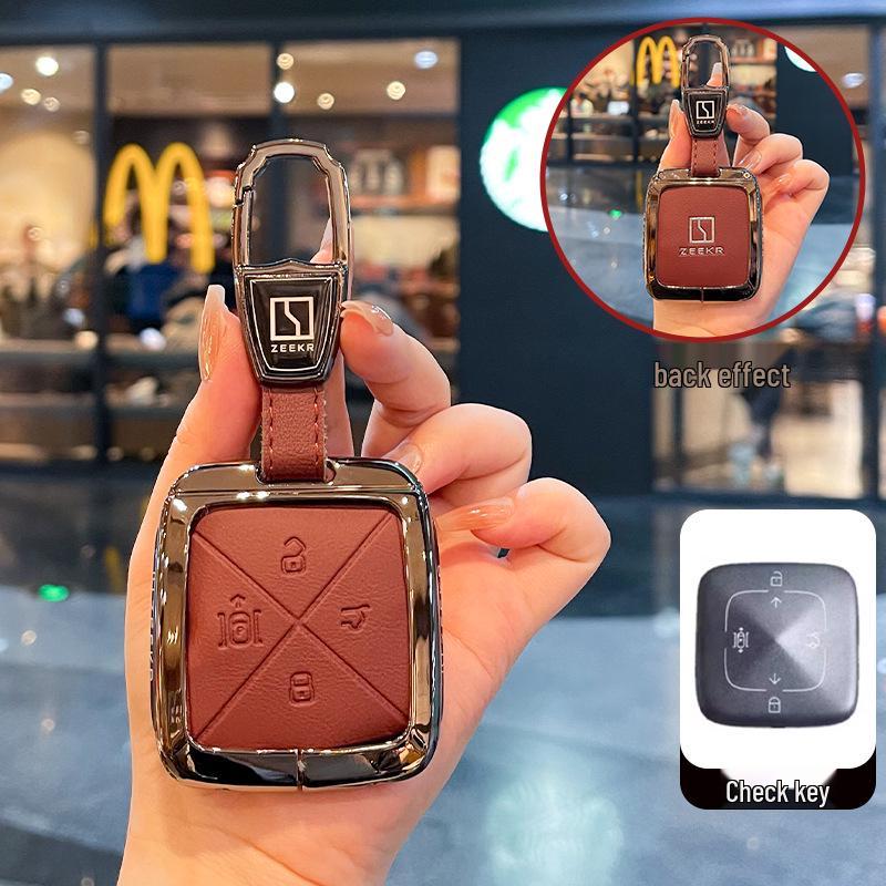 Zeekr 001/007GT/7X/009X Schlüsseletui: Schutz-Metallgehäuse mit Schnalle für Fernbedienung