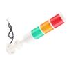 LED Signal Tower Light 3 Tier Red Yellow Green IP54 Foldable Industrial Warning Lamp with Buzzer DC24V