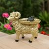 Sheep Figurine Desktop Ornament Desk Storage Tray Jewelry Earrings Rings Candy Dish for Bedroom