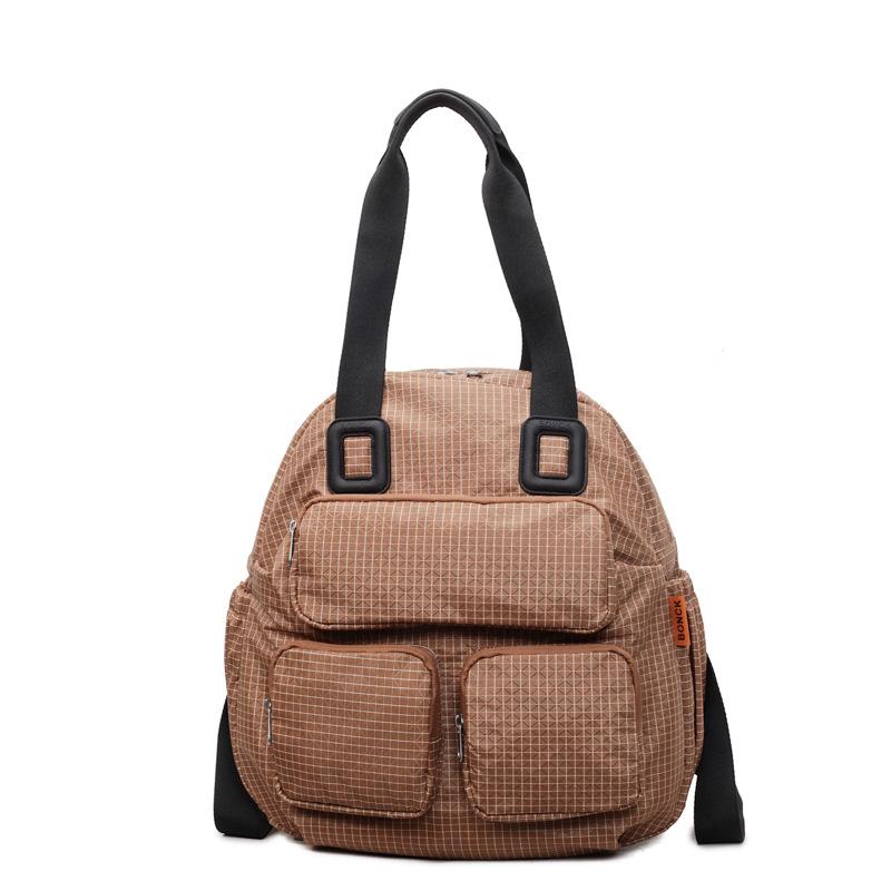 

Student Large-Capacity Mommy Bag, Travel Bag, Women S Casual One-Shoulder Messenger Bag, Multi-Functional Cover, Tie Rod, Double Shoulder Handbag. хаки
