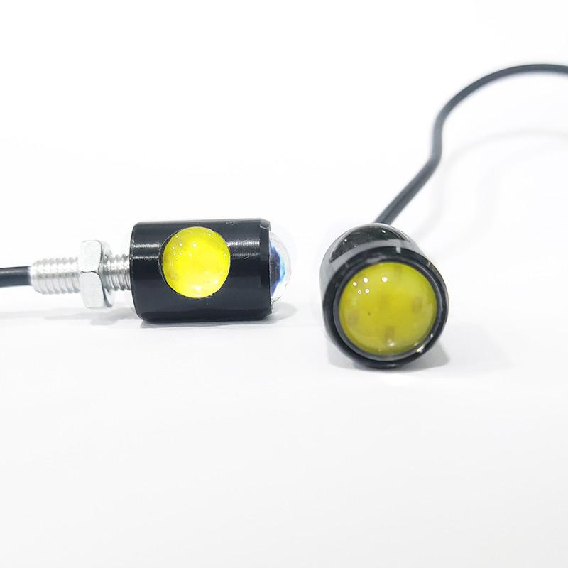 Creative Motorcycle Signal Lamp License Plate Light Led Bulb Eye Shape Turn Indicator Super Bright Easy Installation